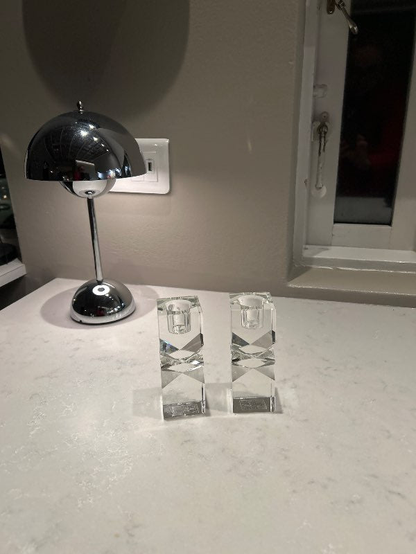 Kristals kertastjakar
