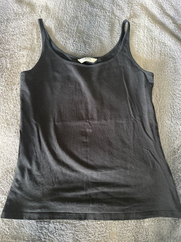 Lindex toppur svartur S