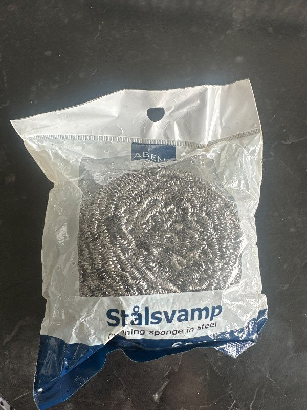Stór stálsvampur í poka nýr