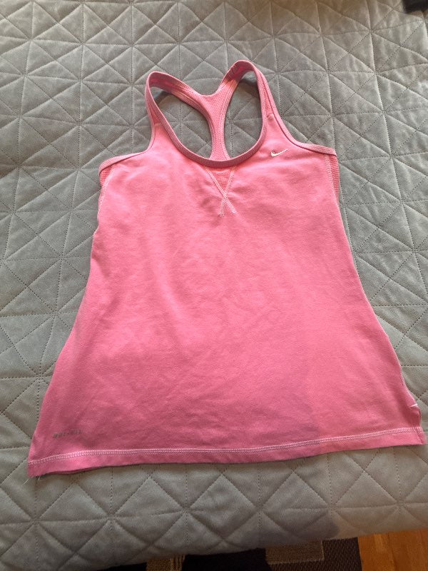 Bleikur hlýrabolur Nike dri-fit