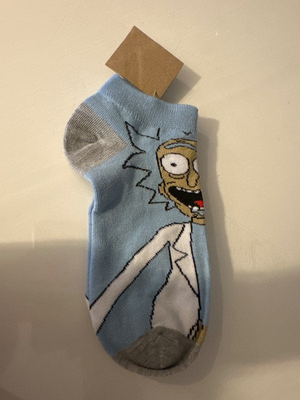 Blá sokkar lægri með karli