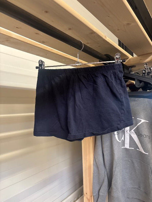 Dökkbláar stuttbuxur