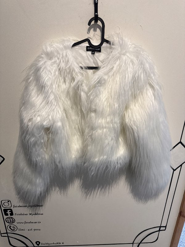Eilly Bazar Hvítur Pels aldrei notaður