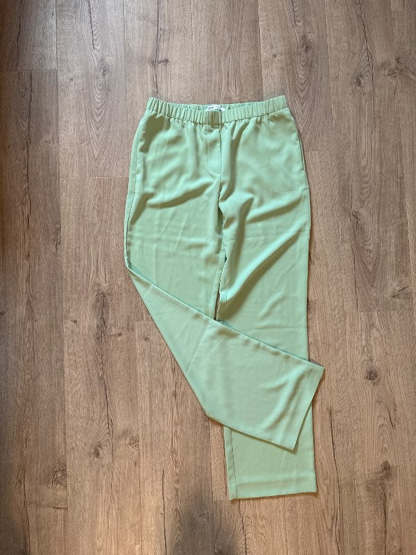 Neon grænar skrifstofu buxur