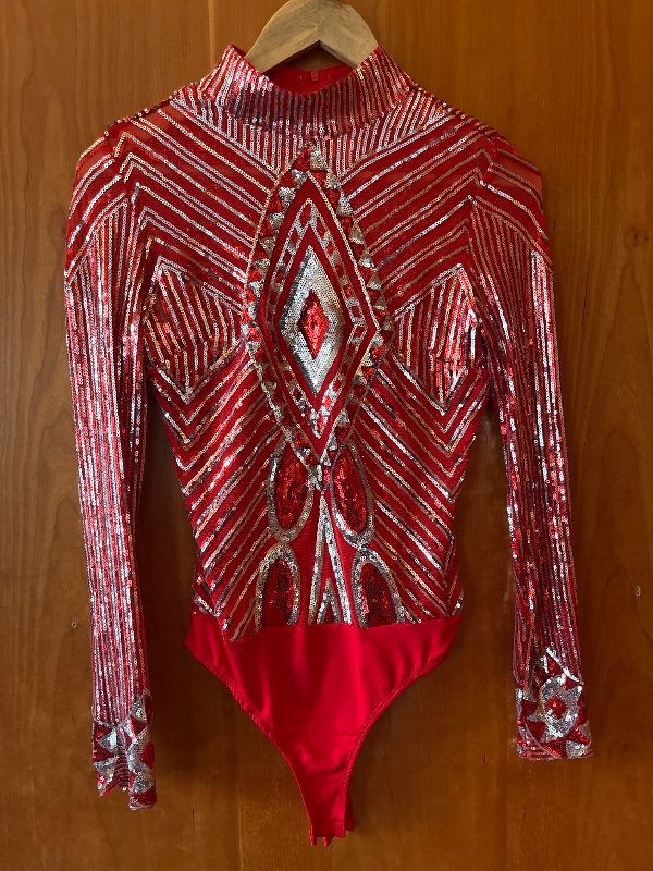 Bolur glimmer rauður st.SP