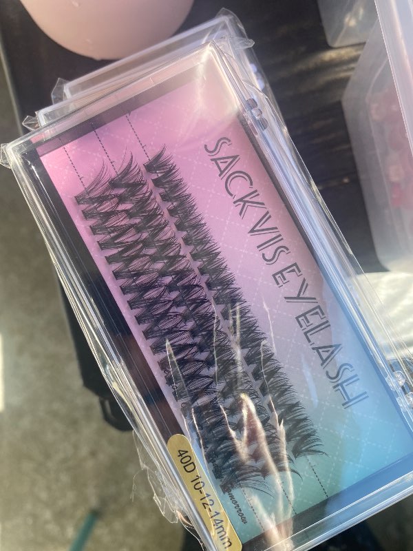 Fake clusters eyelashes