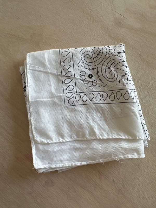 Hvítur bandana