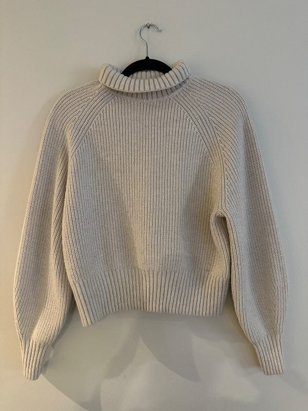 Hm beige prjónapeysa