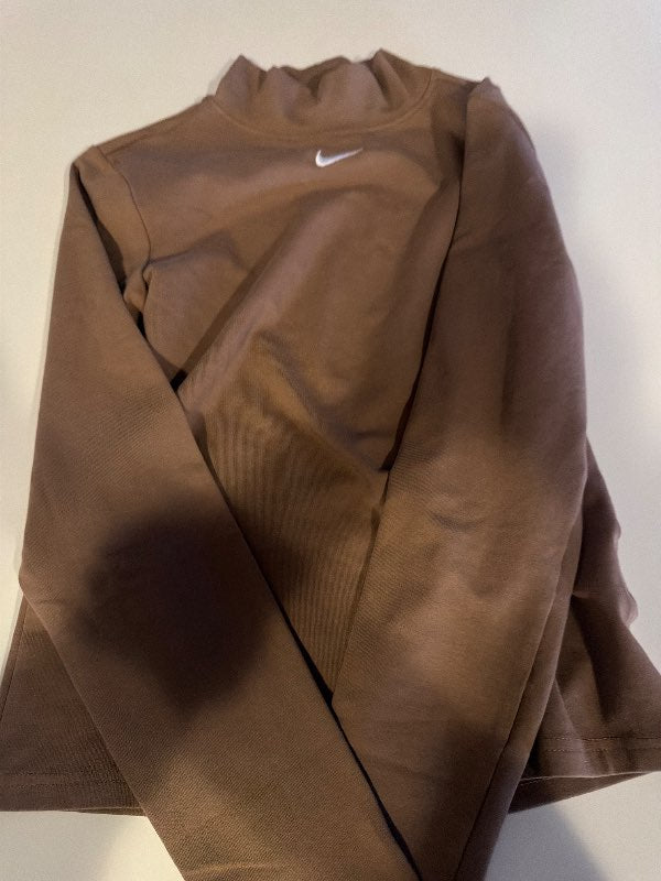 Nike langermabolur - brúnn