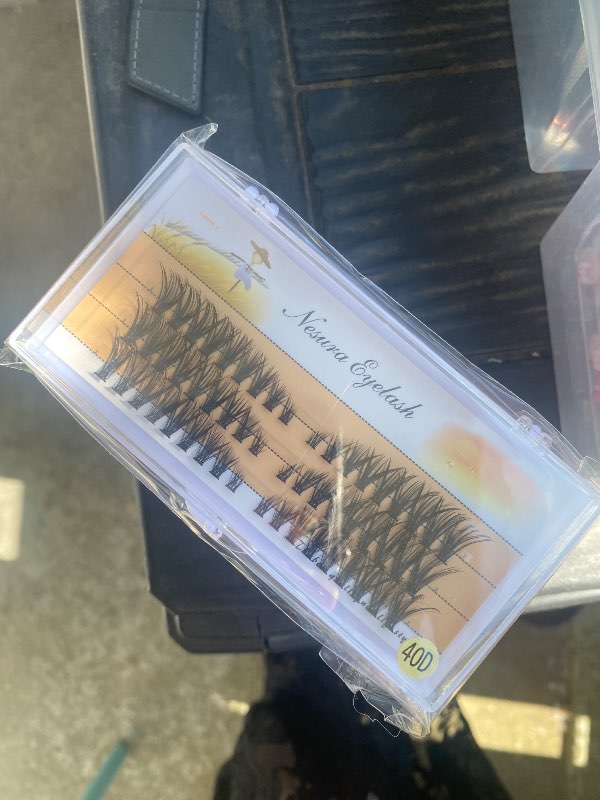 Fake clusters eyelashes