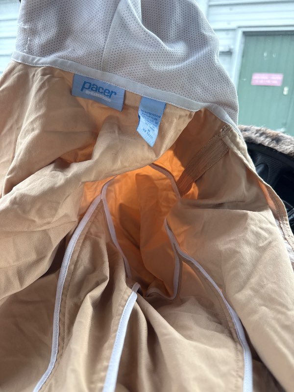 Beige zip up hoodie