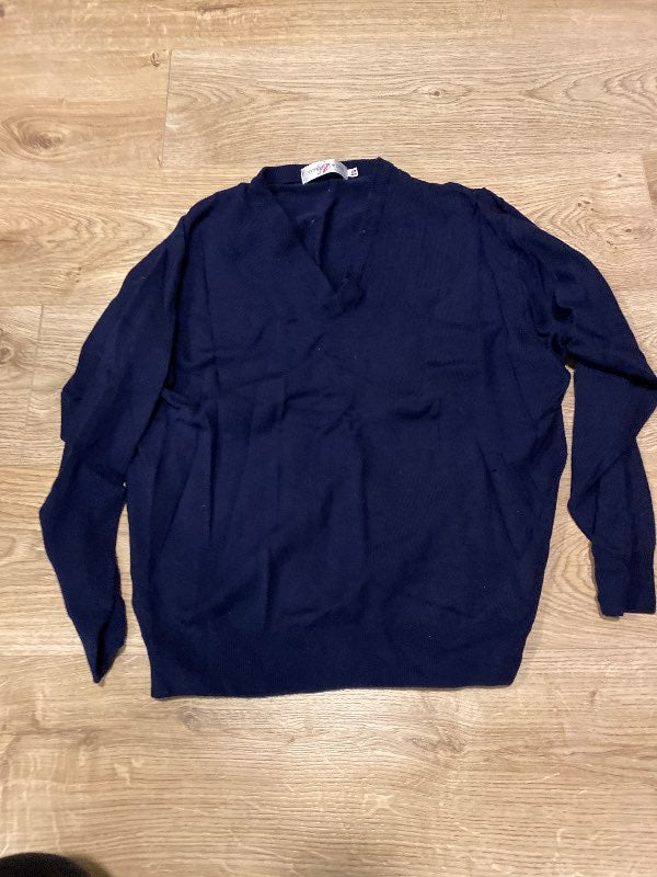 cooper blá prjónapeysa vintage