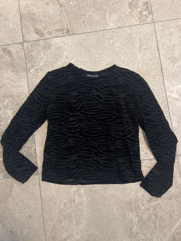 stradivarius svartur zebra bolur