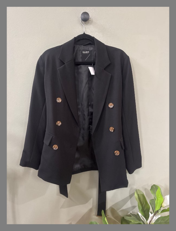 Pull&Bear svartur jakki