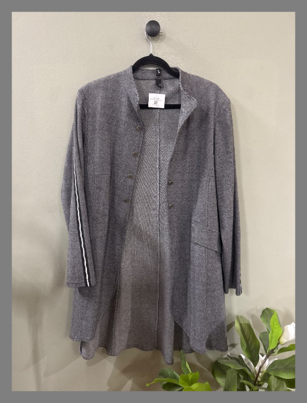 Yoek jakki herringbone munstur