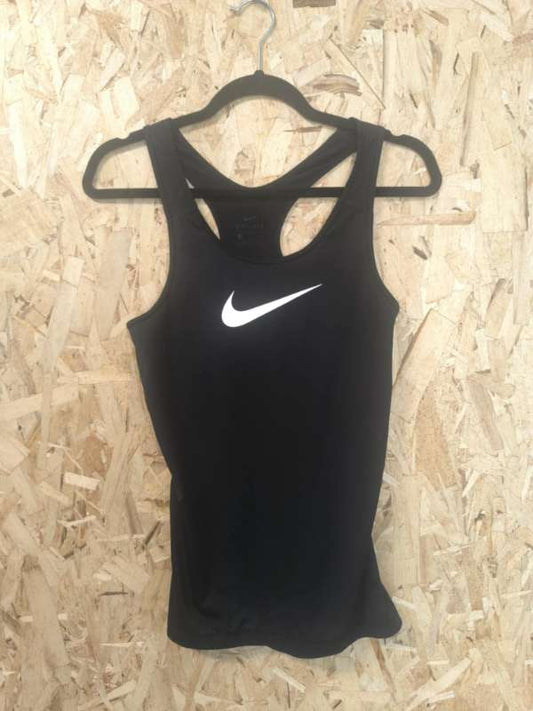 Nike svört íþróttatoppur stærð S