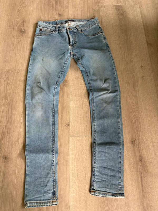 Herra gallabucur ljósbláar - slim fit