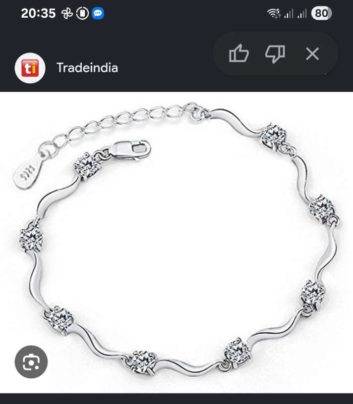 Armband nýtt með kristal steinum