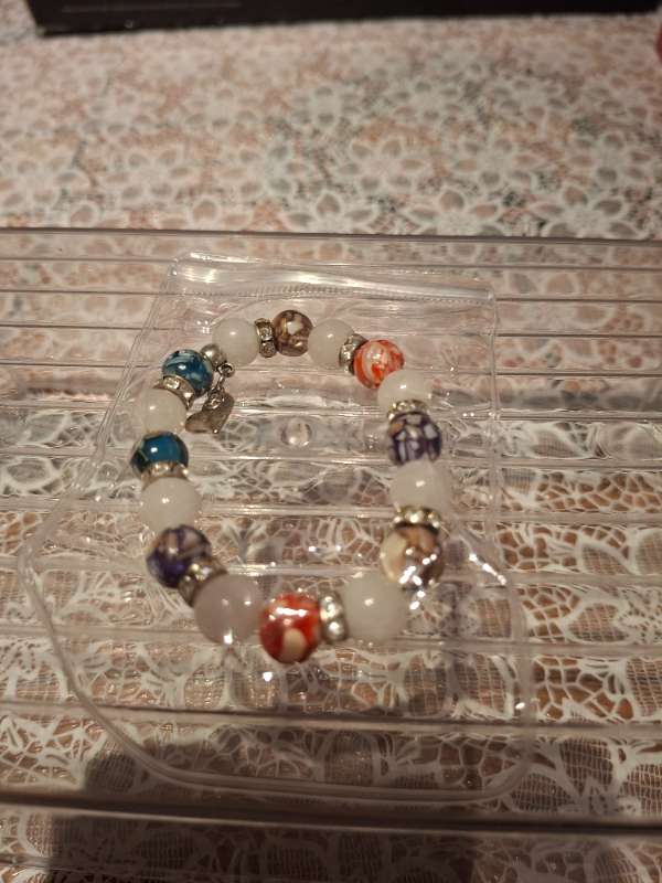 Kúluarmband m/ hjarta