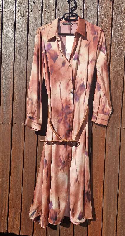 Skyrtukjóll M/belti Zara