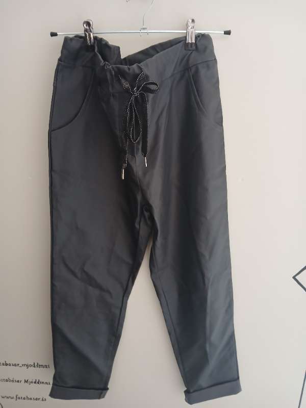 Pleðurbuxur H&m