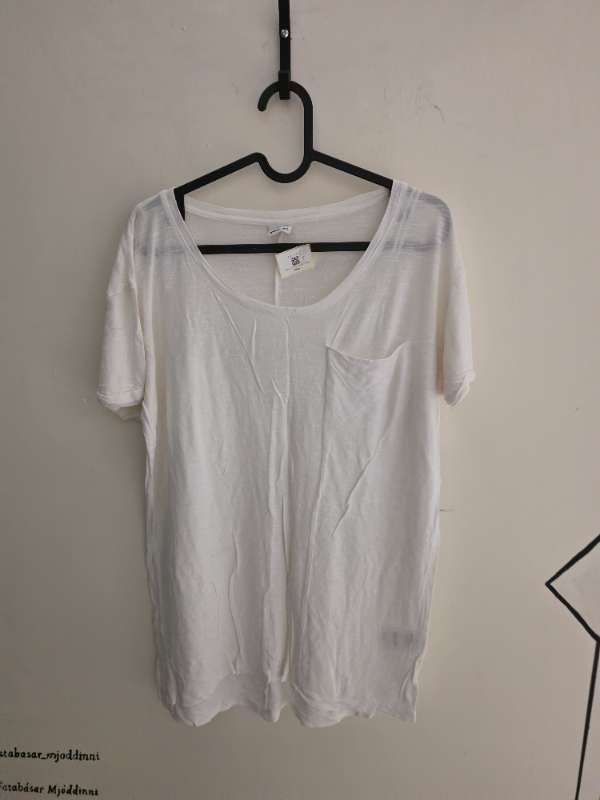 Bolur Gina Tricot hvitur loose fit