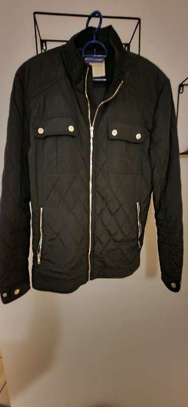 Herrajakki vatteraður svartur