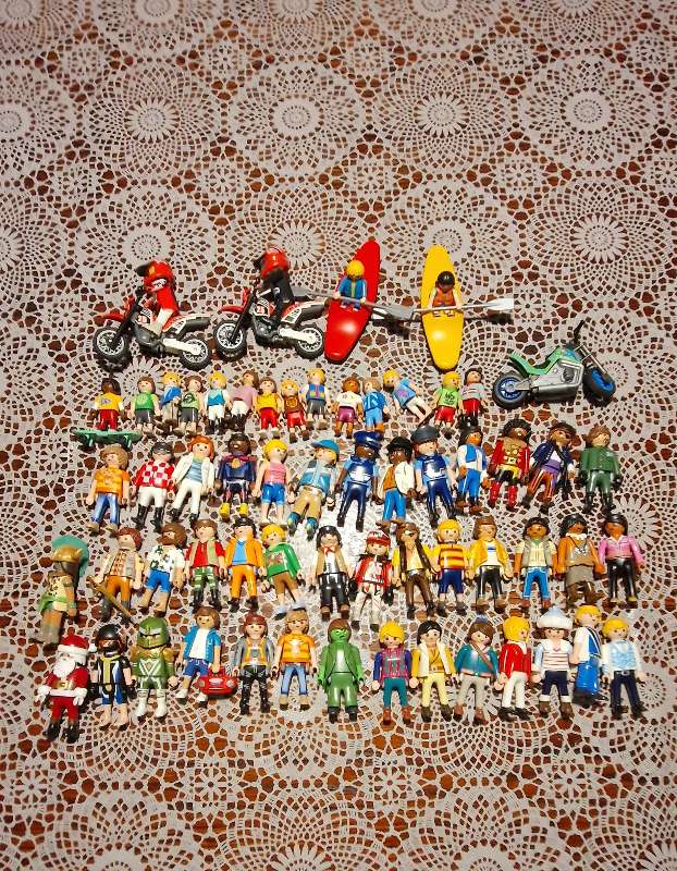 Playmobil blandað dót