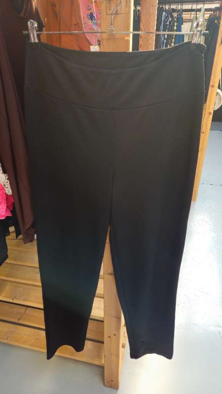 Buxur teygjanlegar svartar