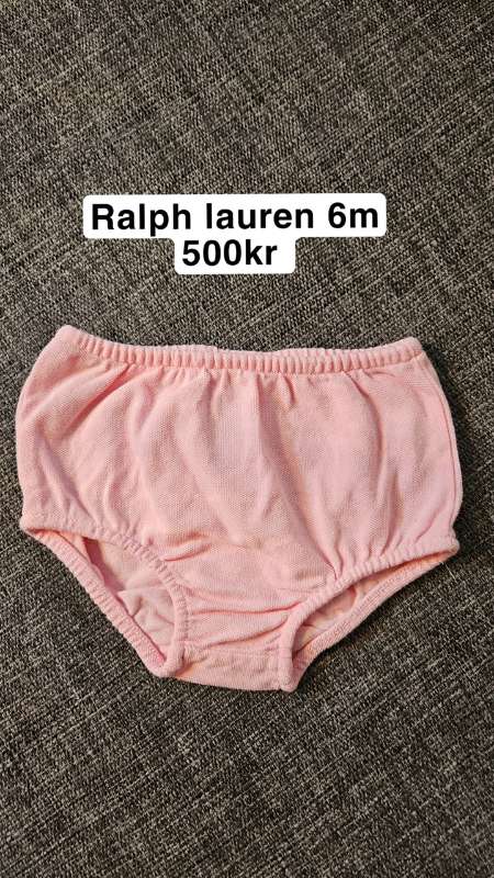 Ralph Lauren bleyju bux 6m bleikar