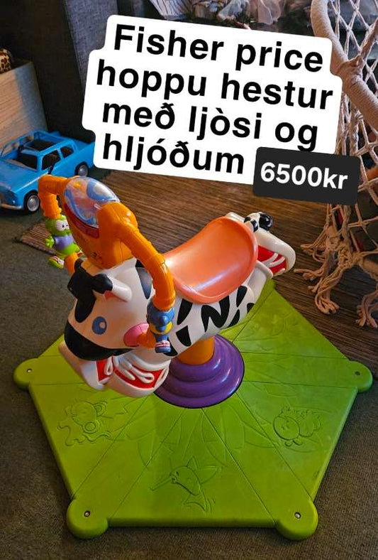 Hestur fisher-price ljós og hljóð