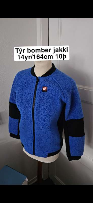 66n Týr bomber jakki blàr 164cm