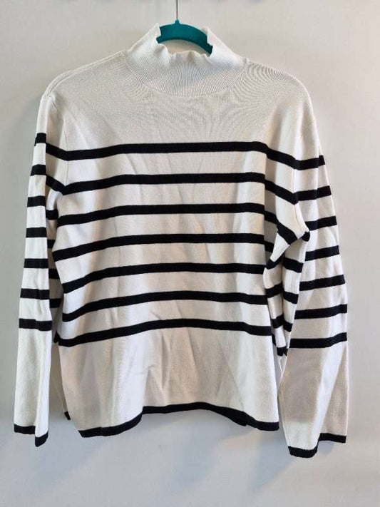 H&M röndótt peysa