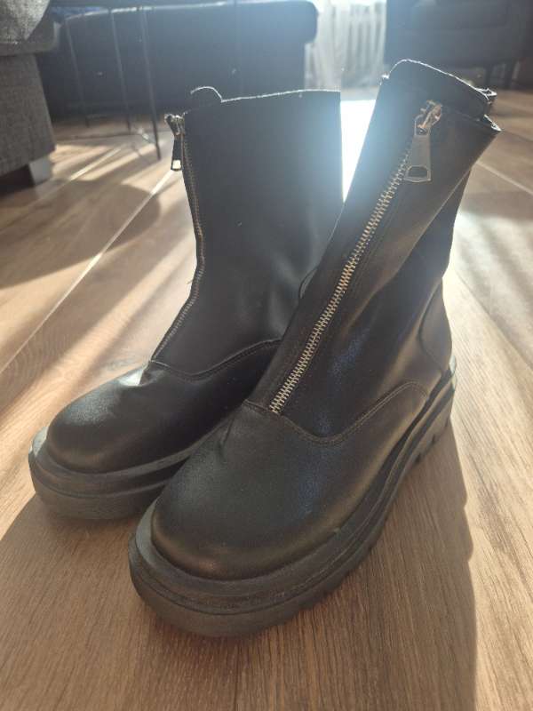 Skór boots svartir