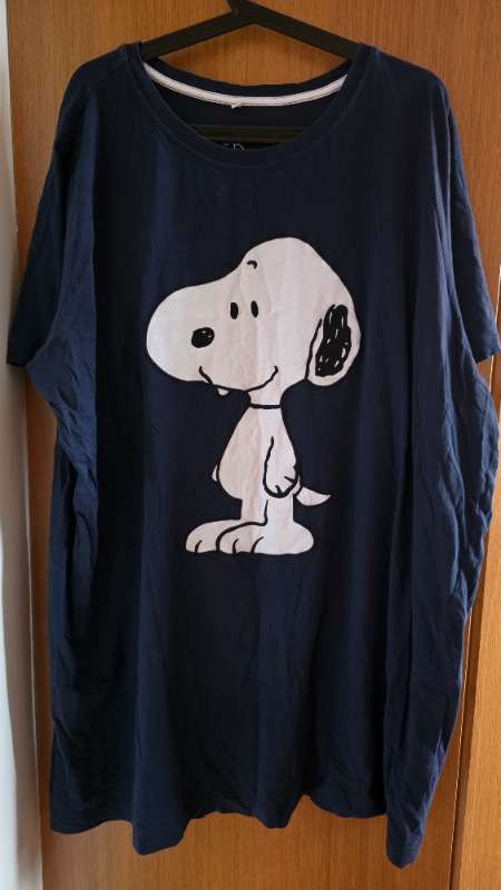 Snoopy náttbolur blár
