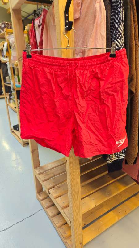 Speedo stuttbuxur rauðar