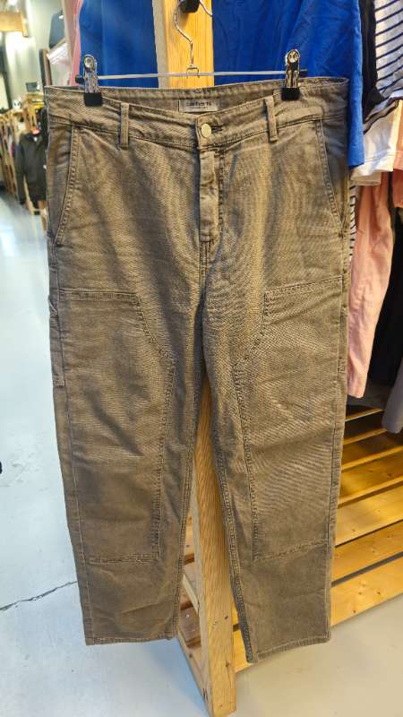 Carhartt buxur double knee pant gráar
