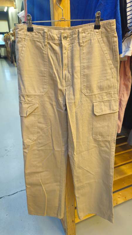 Zara cargo buxur ljósar