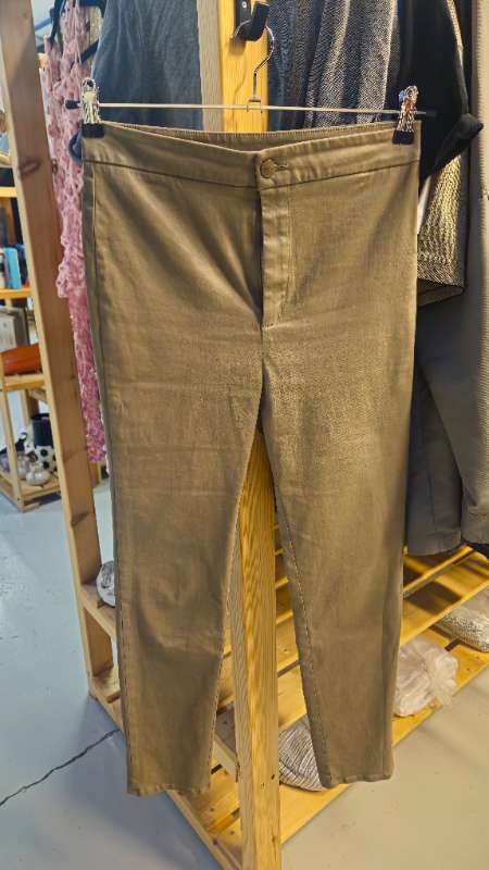 Massimo Dutti ljósar buxur