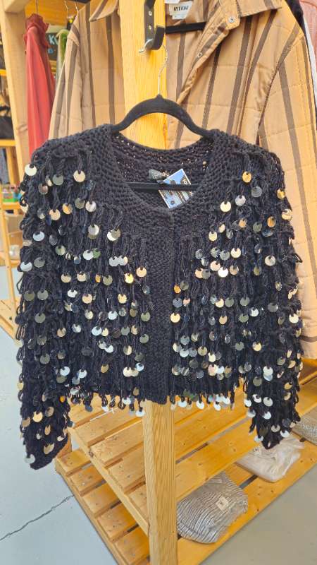 Topshop peysu jakki pallíettu