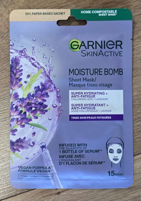 Garnier - raka maski/face sheet