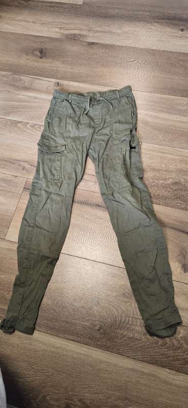 Minymo grænar jogging/cargo buxur