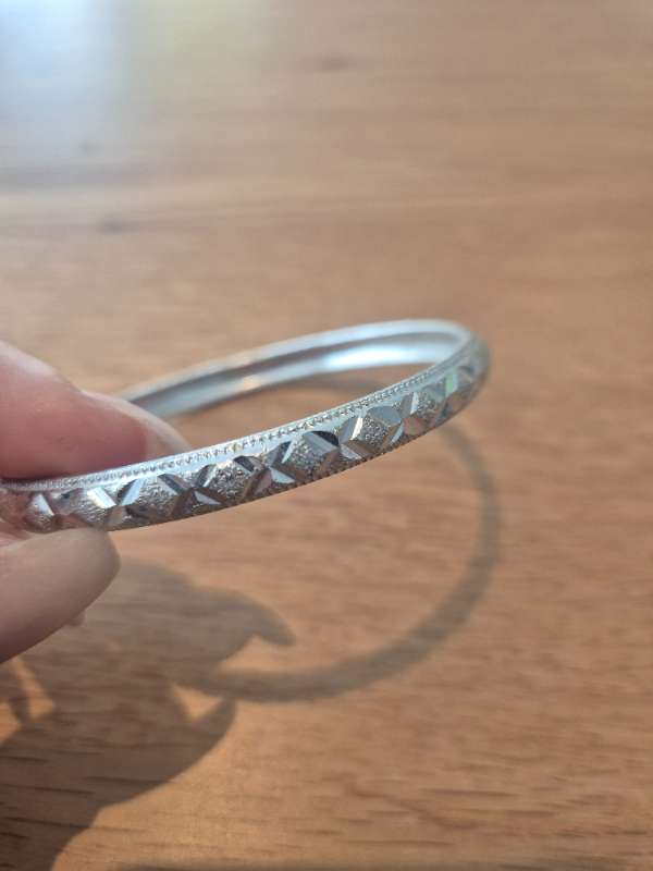 Vintage silvurlit armband