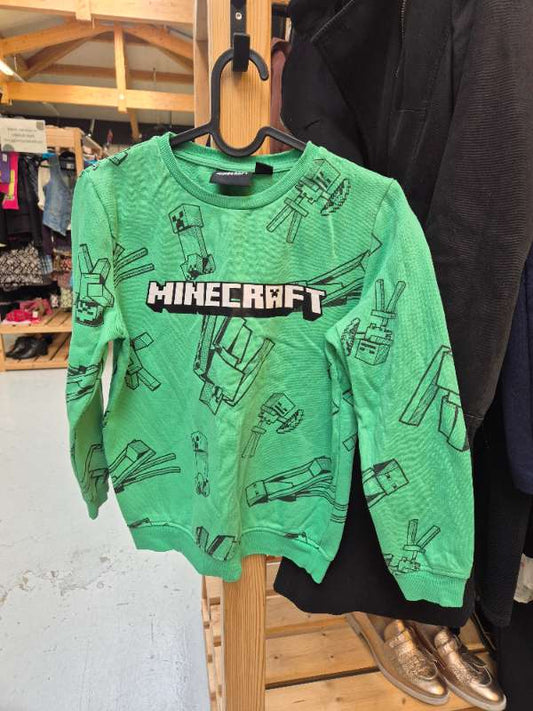 Minecraft peysa græn