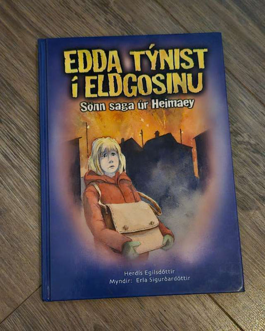 Edda týnist í eldgosinu bók