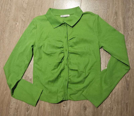 Zara skyrta/peysa græn