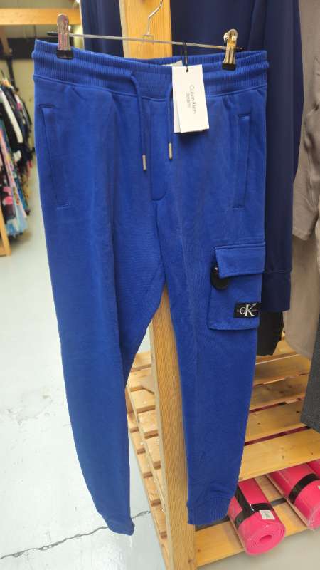 Calvin Klein joggingbuxur kóngabláar nýtt