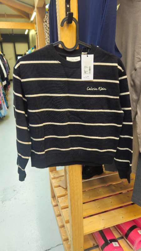 Calvin Klein röndótt peysa nýtt