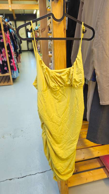 Fashion Nova Yellow Jumpsuit