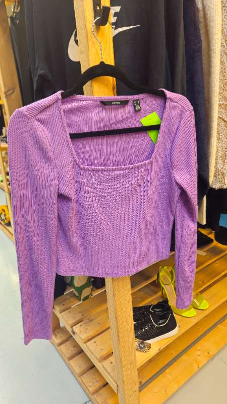 Vero moda langermabolur fjólublár